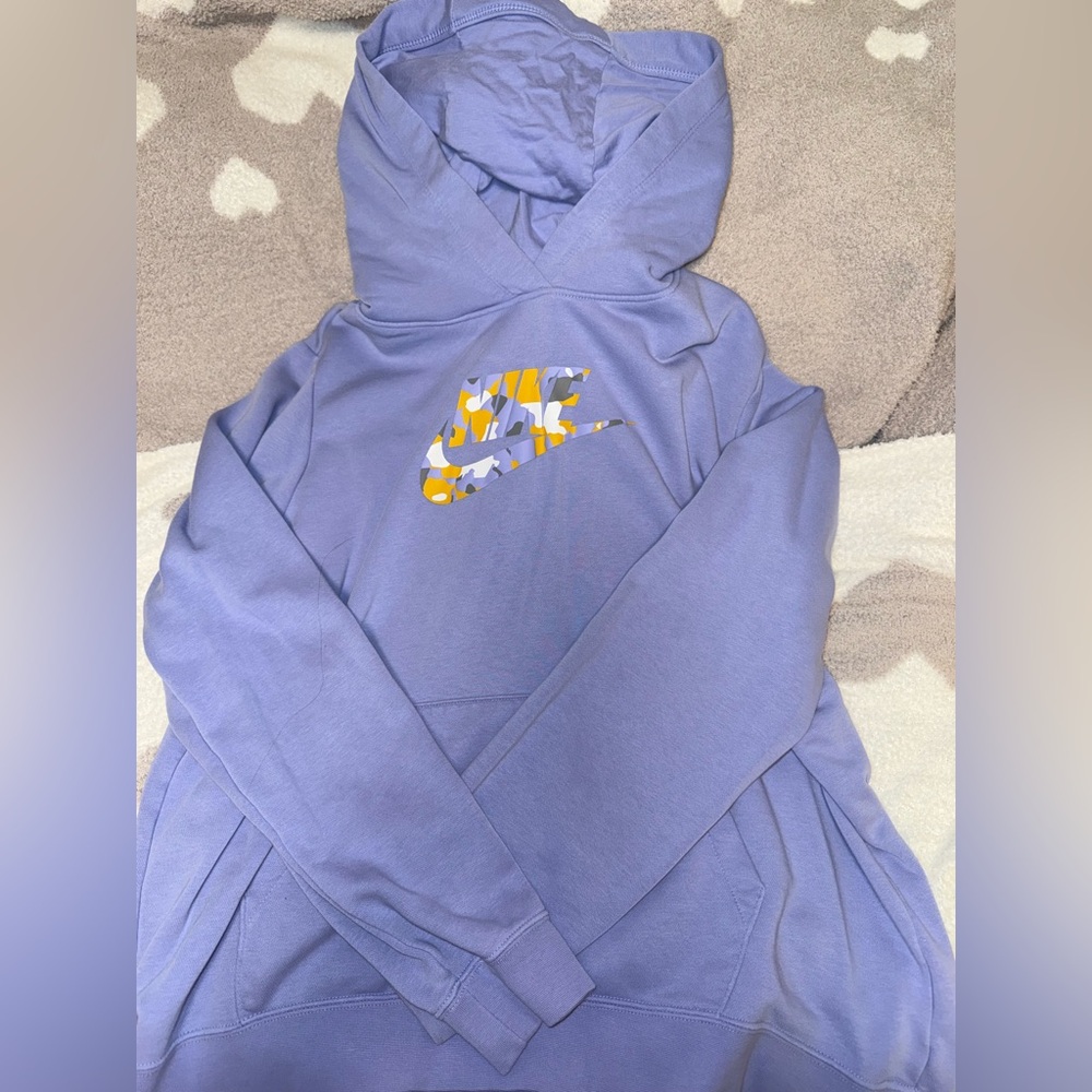 Nike Lavender Hoodie with Graphic Logo